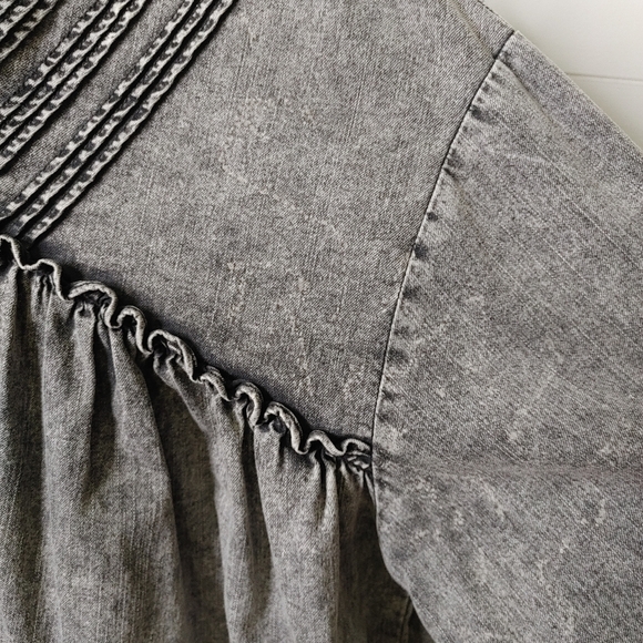 FREE People denim peplum top size XS - Picture 15 of 15